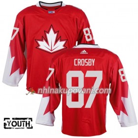 Kanada Dresy Sidney Crosby 87 Světový pohár v ledním hokeji 2016 Červená - Dětské